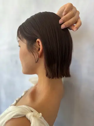 ショート yui🥀/ボブ /ブリーチなしカラーのヘアスタイル
