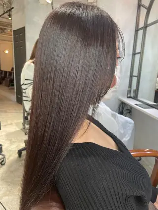 ロング カラー マンツーマン 髪質改善　工藤のヘアスタイル