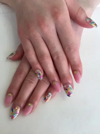 ネイル 💎🐰 saki. m 🐰💎のネイルデザイン