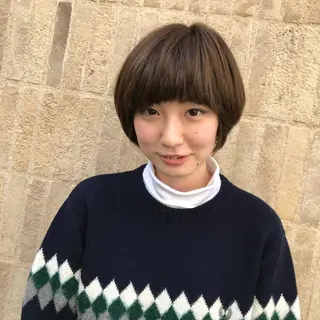 ショート カラー 鈴木 悠史のヘアスタイル