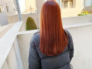 セミロング カラー タカハシ ハヤトのヘアスタイル