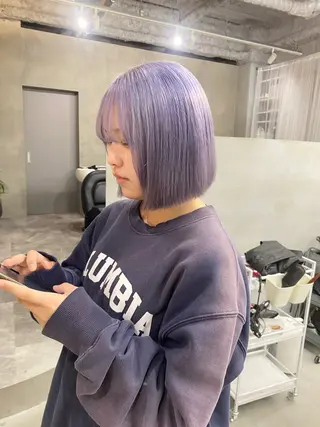 ショート カラー 前橋 姫奈のヘアスタイル