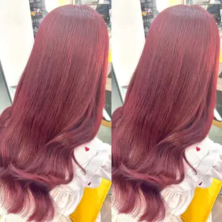 カラー ヘアメ🎀推しカラー 🥣横浜/しほ🧸のヘアスタイル