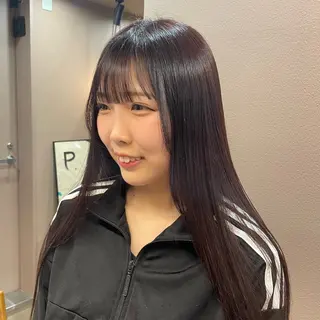 ロング のむらあんじゅ/ 韓国風レイヤーೀのヘアスタイル