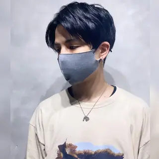 ミディアム カラー メンズ 半個室メンズ カット🥕羽鳥淳妃のヘアスタイル