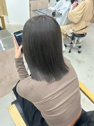 ミディアム カラー noa  🦋 ブリーチ/暖色のヘアスタイル