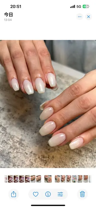 ネイル 東十条muumii ネイルまつ毛のネイルデザイン