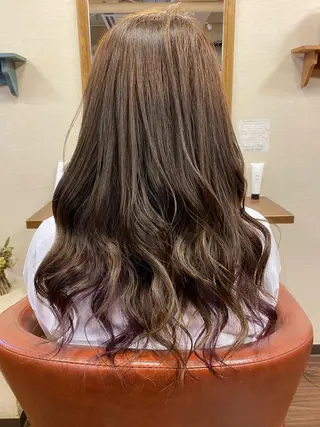 ロング カラー liL  hair サトウリョウタのヘアスタイル