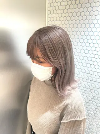 ミディアム カラー メンズブリーチカラー ❤︎hirokoのヘアスタイル