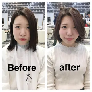 ショート 中村 美穂のヘアスタイル