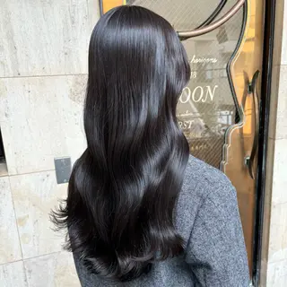 ロング カラー ブリーチなし✨艶髪 カラー𓃲YAGIのヘアスタイル