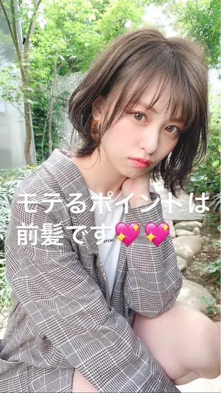 ミディアム 大人かわいい💍🤍 ボブ/ショートボブのヘアスタイル