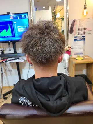 パーマ メンズ シ マのヘアスタイル