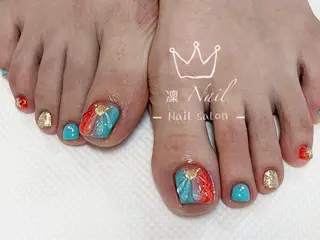 ショート カラー ネイル Le’a NailSalonのネイルデザイン