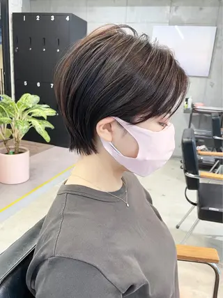 ショート カラー 【ショートカット 美髪矯正】今井隆太のヘアスタイル