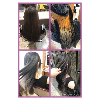 ロング カラー 100%髪質改善特化 TRUNSのヘアスタイル