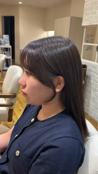 ミディアム 似合わせカット /ニュアンスパーマのヘアスタイル