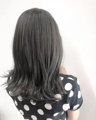 ミディアム カラー パーマ ヘアアレンジ ブリーチカラー🔥 パーマ【佐々木凌平】のヘアスタイル
