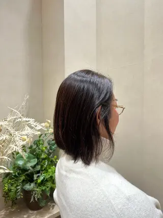 ミディアム カラー 森川 颯香のヘアスタイル