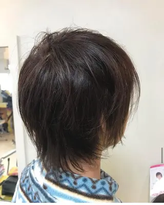 ミディアム カラー 横田 尚登のヘアスタイル