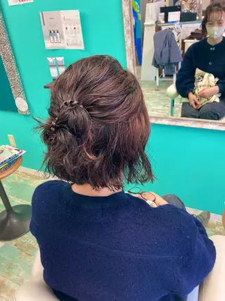 ミディアム 田牧 みゆきのヘアスタイル