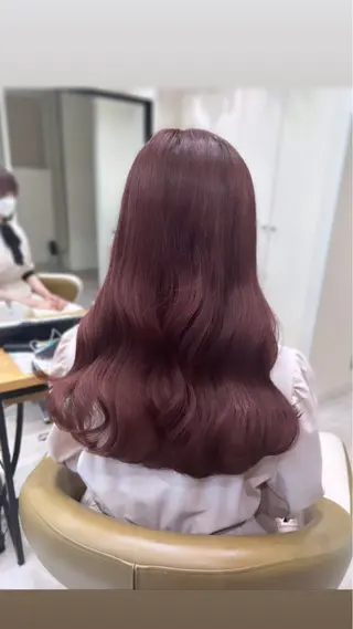 ロング カラー ブリーチなしWカラー 🎀韓国ヘア/amiのヘアスタイル