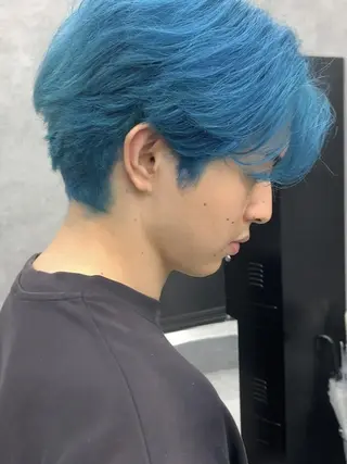 メンズ カラー ヘアテラス エムナラテンのヘアスタイル