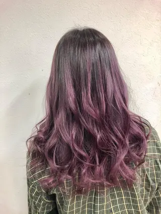 カラー ダブルスキルエクステ /羽エクステ白石宇由のヘアスタイル