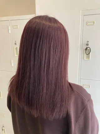 ロング カラー タカギ/艶髪カラー /髪質改善/縮毛矯正のヘアスタイル