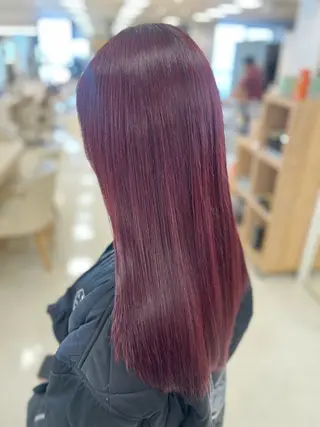 セミロング カラー 暖色専門美容師🎀 お客様満足度◎のヘアスタイル