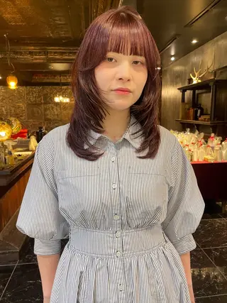 セミロング カラー 似合わせカラー / レイヤーMADOKAのヘアスタイル