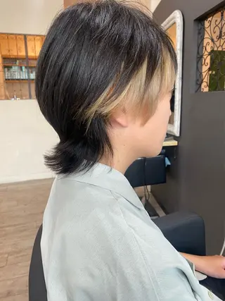 ショート カラー メンズ APPEL hair /岡山のヘアスタイル