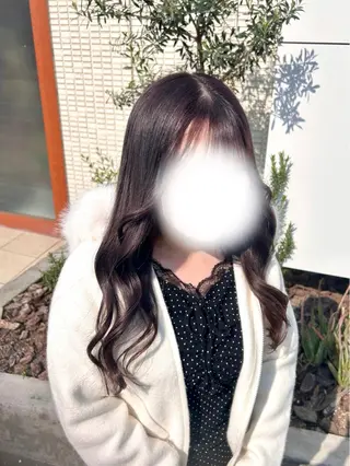 ロング カラー ·.⟡ 福田 彩乃 透明感カラー🪄🩵のヘアスタイル