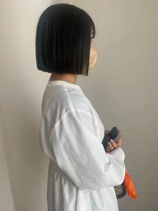 ミディアム 艶カラー　宮﨑 蒼のヘアスタイル