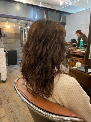 ミディアム 🍁ロングパーマドラ イパーマ🍁陸来のヘアスタイル
