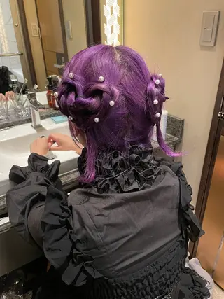 ヘアアレンジ ♚Honoka♚ ヘアセットのヘアスタイル