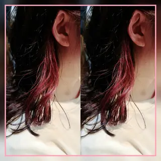 セミロング カラー 田中 孝征のヘアスタイル