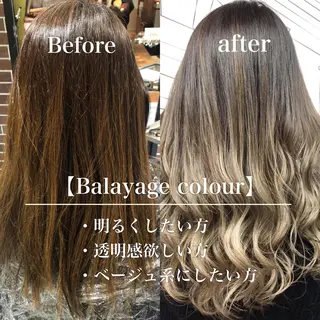 セミロング カラー TOMOKA 艶髪/透明感カラーのヘアスタイル