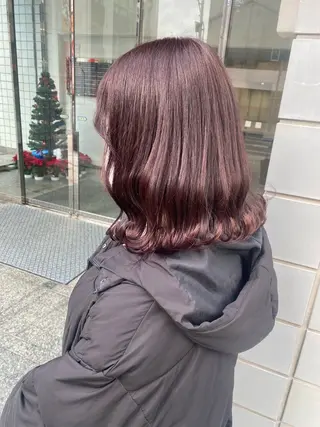 ミディアム Okamura Chisatoのヘアスタイル