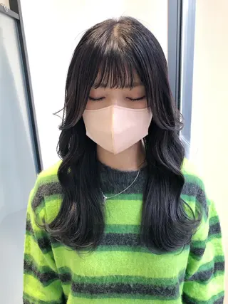 ロング カラー 髪質改善/顔まわり 石原のヘアスタイル