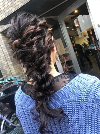 ロング ヘアアレンジ pep natsumiのヘアスタイル