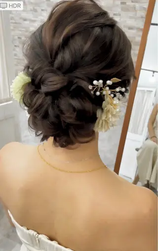 ヘアアレンジ ヘアメイク acoのヘアスタイル