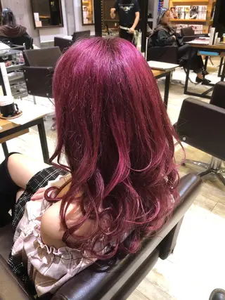 セミロング カラー パーマ ヘアアレンジ メンズ キッズ ネイル マツエク・マツパ EnBlesS西宮 マンツーマン神道有基のヘアスタイル