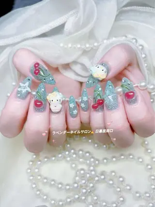 ネイル ラベンダー💖日暮里 ルル💖ネイルのネイルデザイン