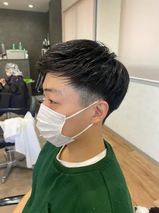 ショート メンズ 矢部 萌深のヘアスタイル