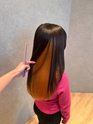 ロング カットモデル𓍲艶髪 🫧秋積日向のヘアスタイル