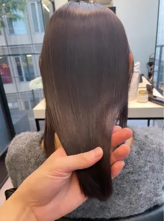 ミディアム 韓国ヘア 店長NEGIのヘアスタイル
