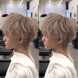 ミディアム カラー メンズ 渋谷✨メンズ特価✨ 泉　龍之介のヘアスタイル