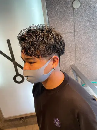パーマ メンズ 渋谷/フェード/ 國分 翔のヘアスタイル