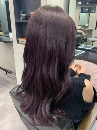 ロング カラー ヘアアレンジ 個室で似合わせ好印象 🧡外山弥千代のヘアスタイル